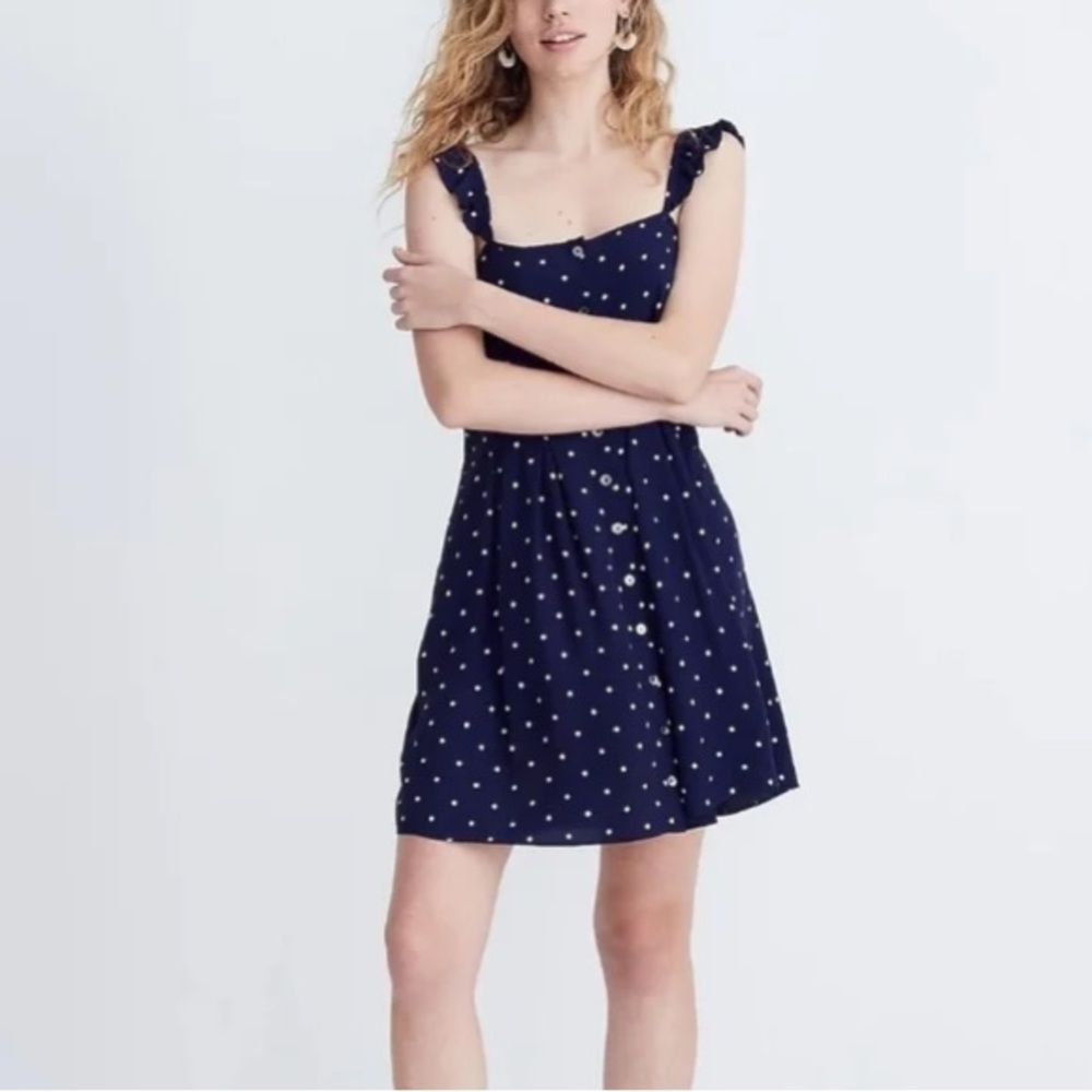 Madewell Polkadot Mini Dress, size small 0